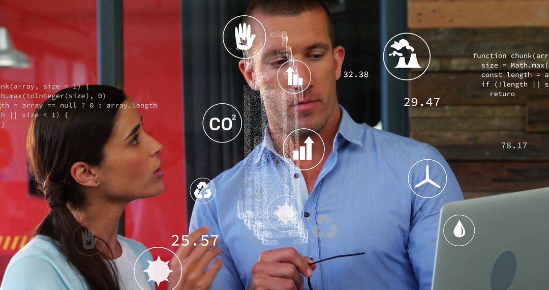 Futuristic Data Visualization and Sustainability in Workplace