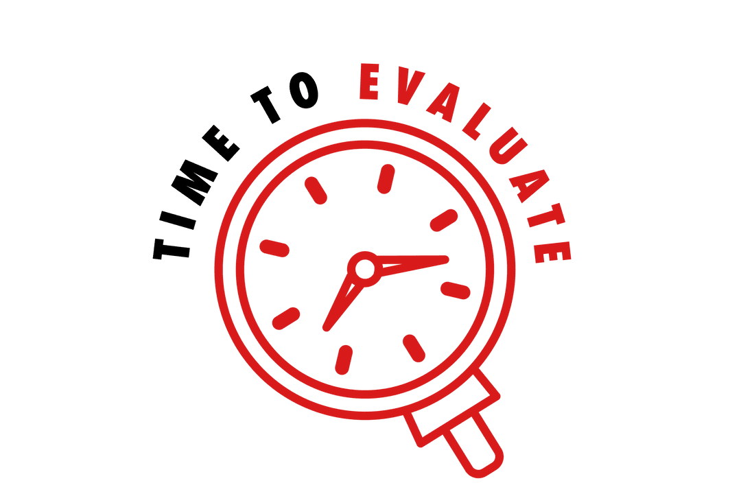 Digital Timer Illustration Representing Time to Evaluate