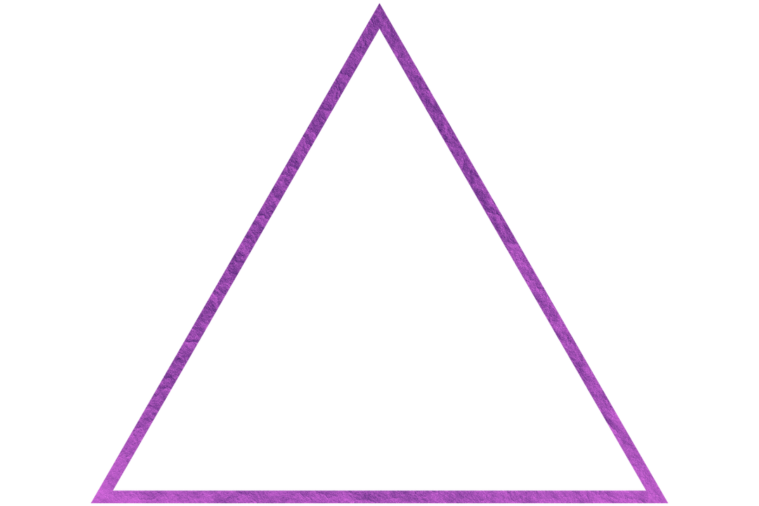 Transparent Geometric Triangle with Purple Outline - Download Free Stock Images Pikwizard.com