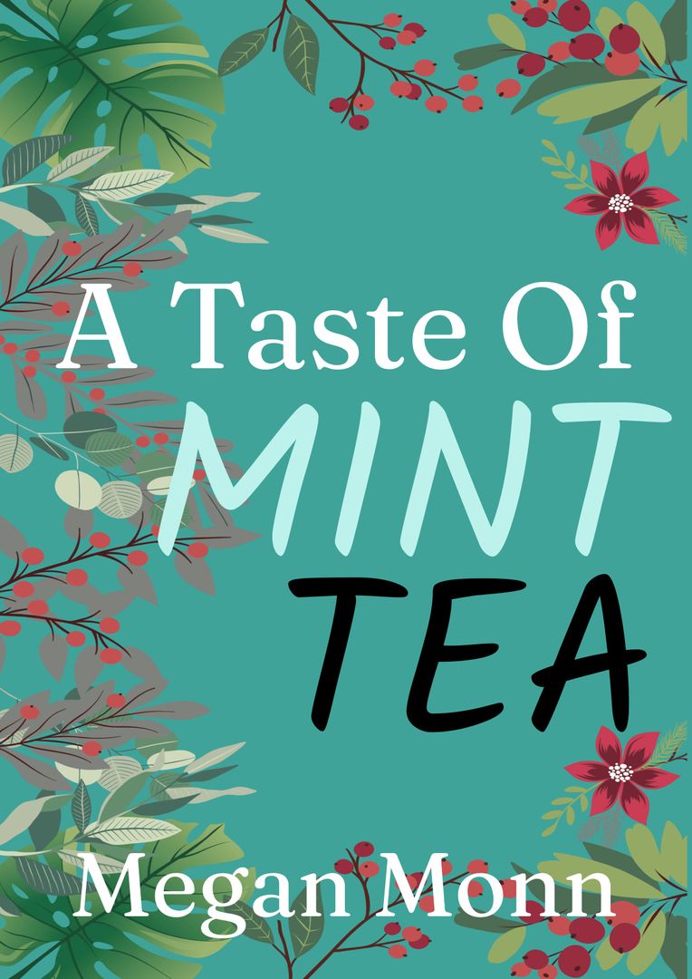 Refreshing Mint Tea Book Cover with Botanical Illustrations - Download Free Stock Templates Pikwizard.com