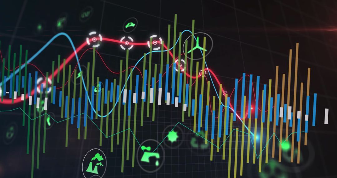 Colorful Data Streams in Digital Interface