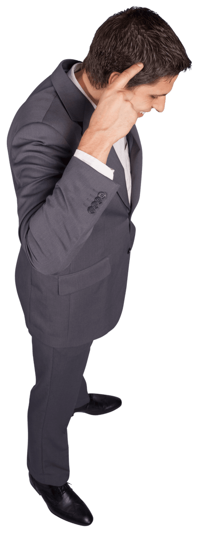 Transparent Corporate Professional Emphasizing Idea Concept