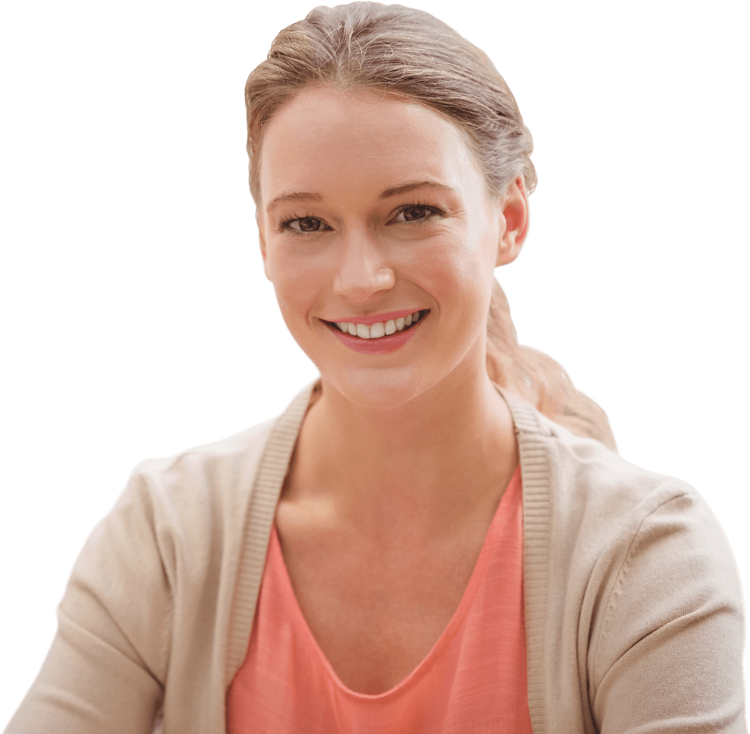 Smiling University Student on Transparent Background in Casual Outfit - Download Free Stock Images Pikwizard.com