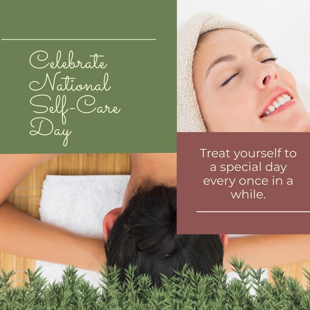 National Self-Care Day Celebration with Relaxation Theme