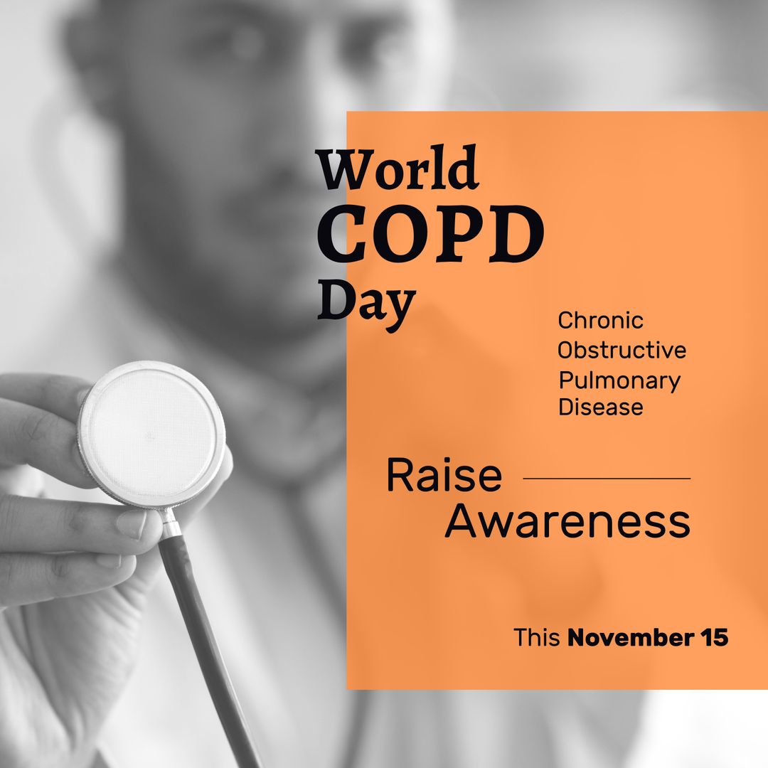 World COPD Day Awareness Campaign Design Poster