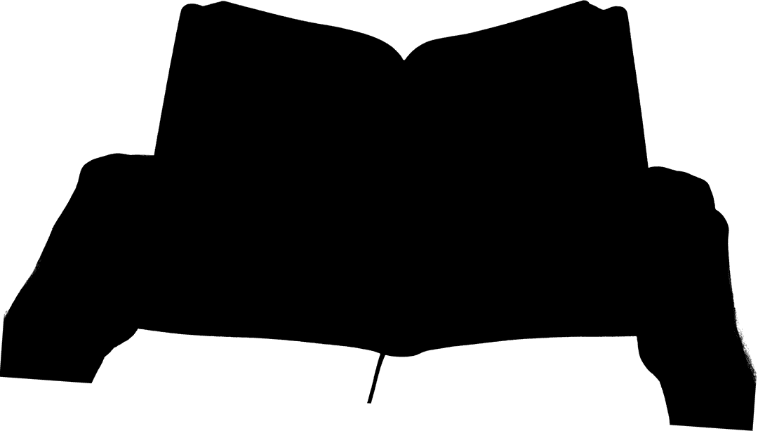 Abstract Black Pattern on Transparent Background