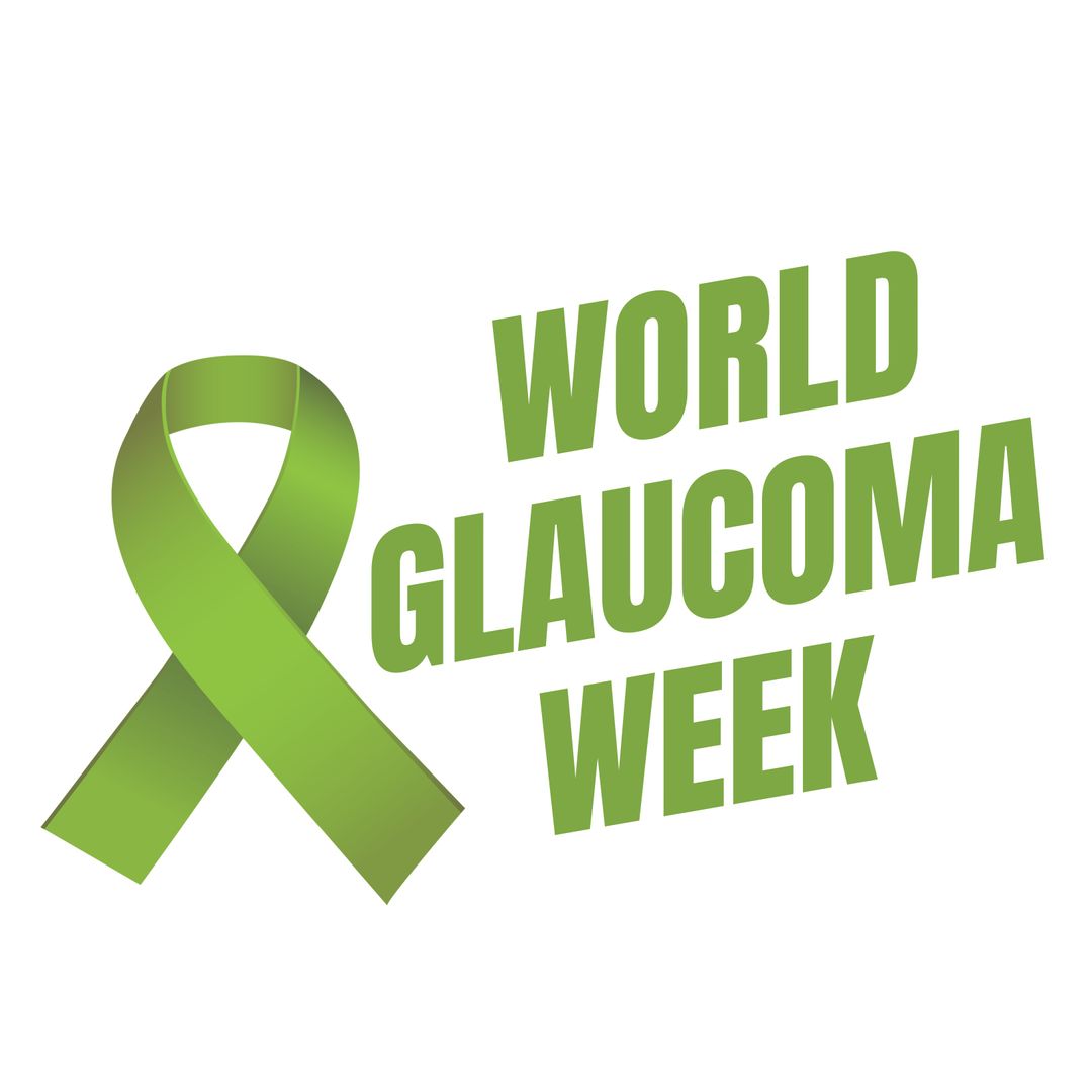 World Glaucoma Week Green Ribbon Support