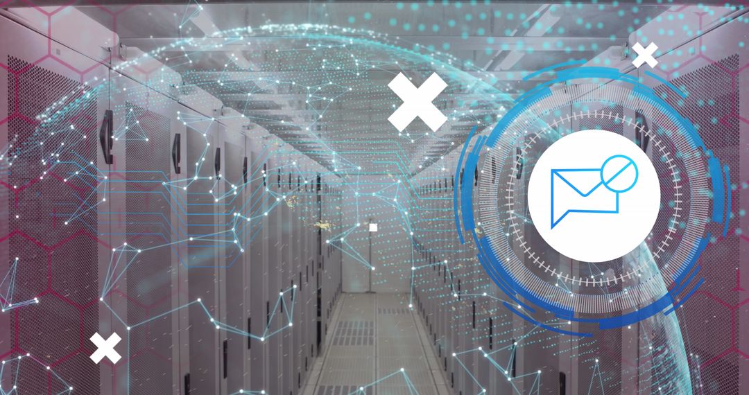 Digital Mail Technology Over Data Center Server Room