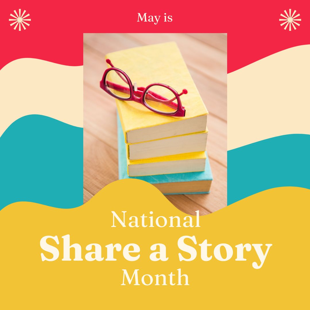 Celebrating National Share a Story Month with Colorful Books