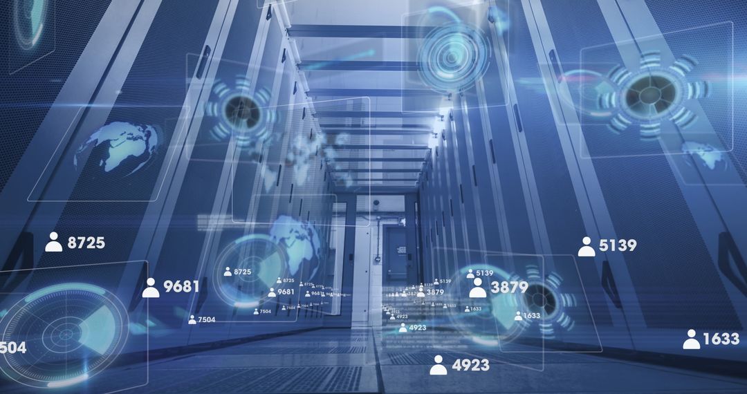 Augmented Reality and Data Processing in Modern Server Room