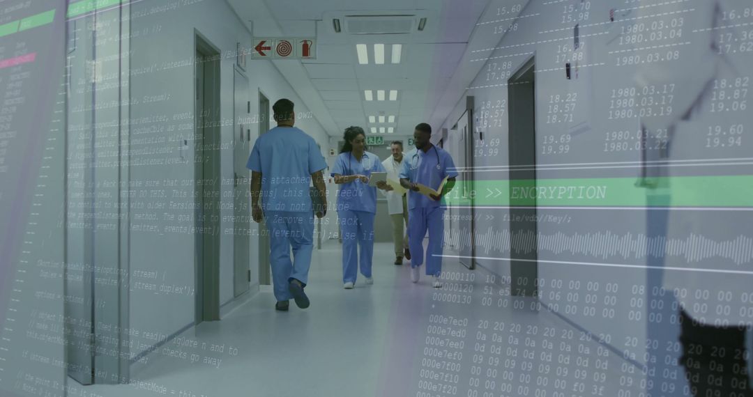 Healthcare Team Collaboration with Data Encryption Overlay