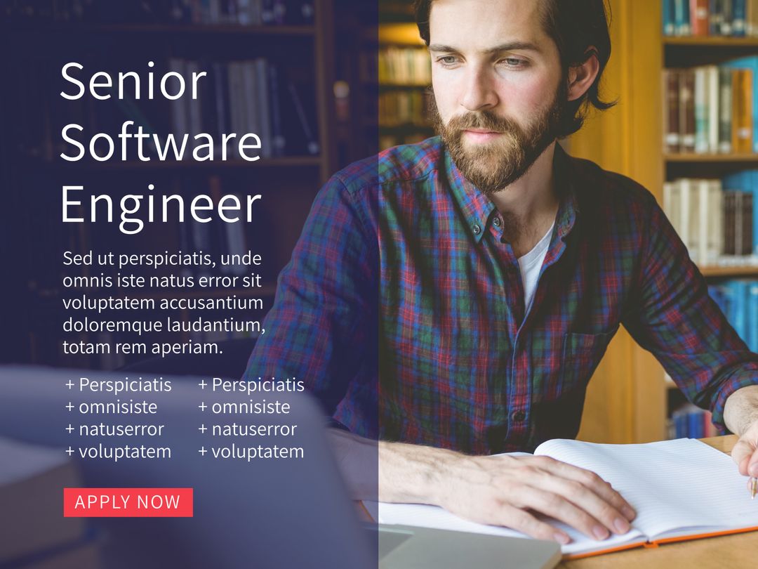 Focused Software Engineer Studying in Library - Download Free Stock Images Pikwizard.com