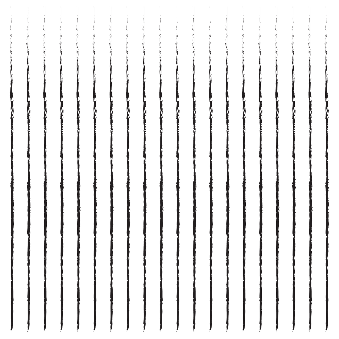 Digital Black Lines on Transparent Background Vector Illustration
