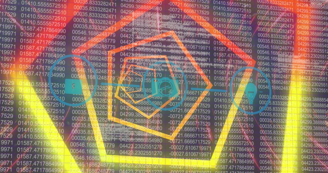 Futuristic Virtual Dashboard Display Data Cyberspace