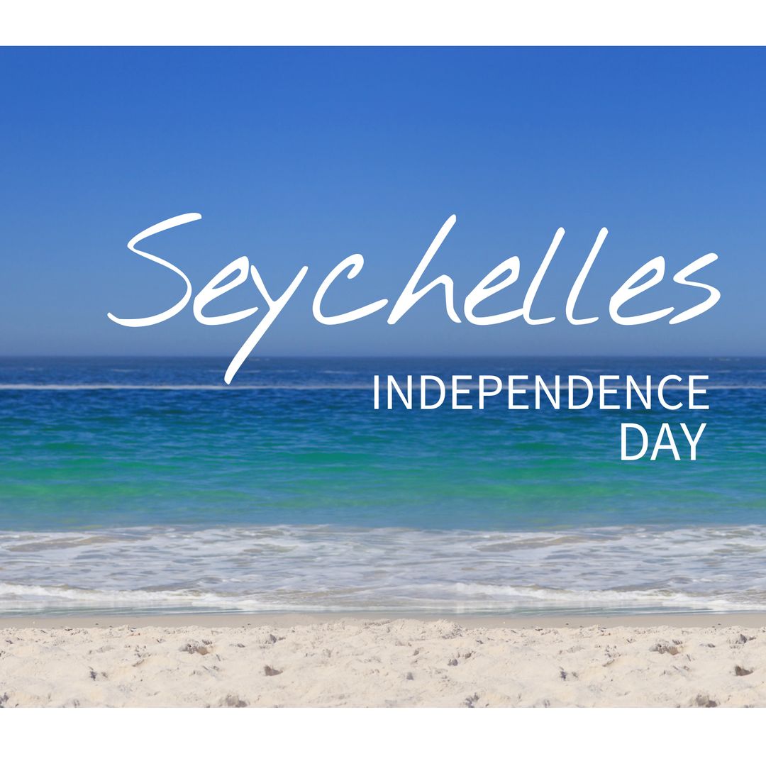 Seychelles Independence Day Beach Celebration Design
