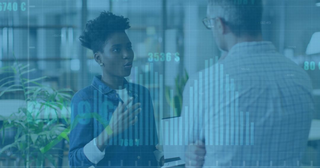 Diversified Team Collaborating in Modern Tech-Driven Office