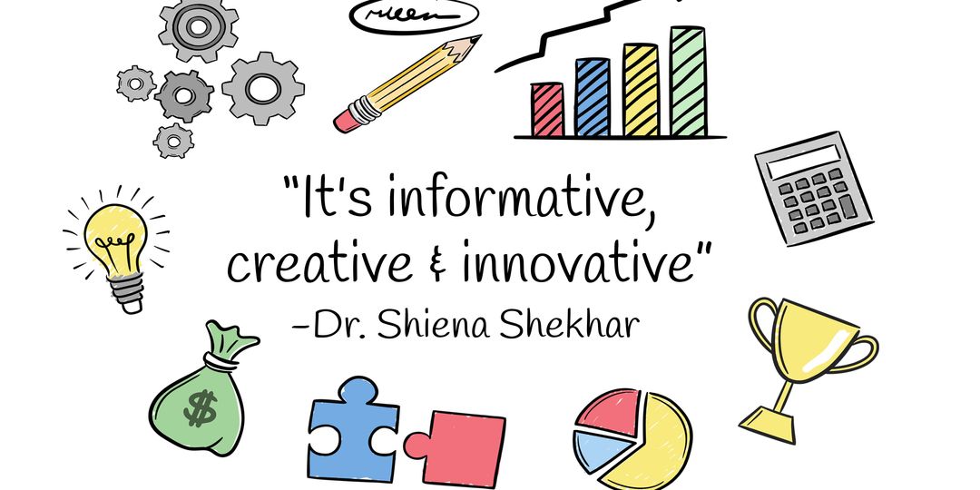 Business Concept Doodles Highlighting Innovation and Success