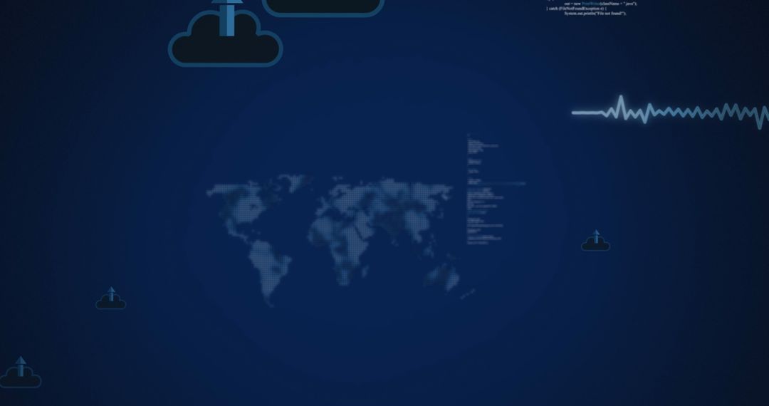 Digital Global Data Network and Communication Interface - Free Images, Stock Photos and Pictures on Pikwizard.com
