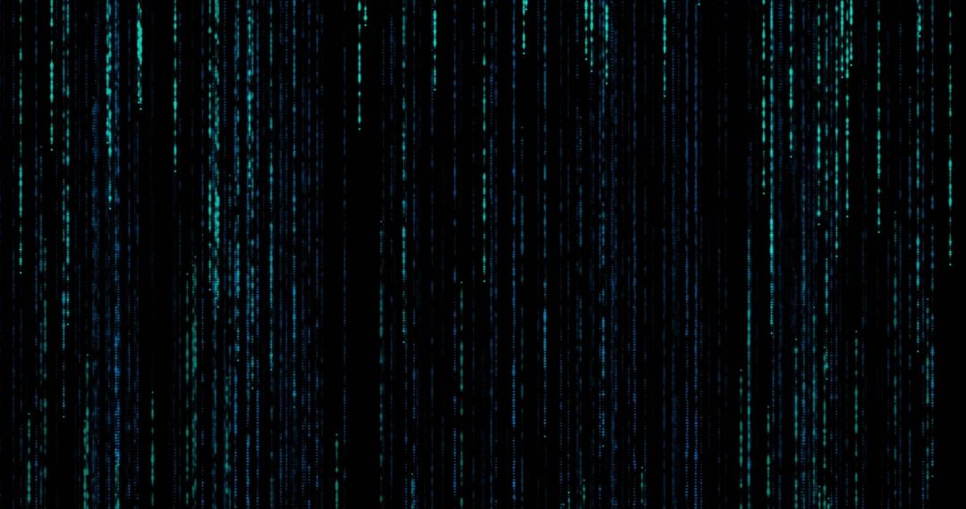 Dynamic Vertical Light Trails on Dark Background