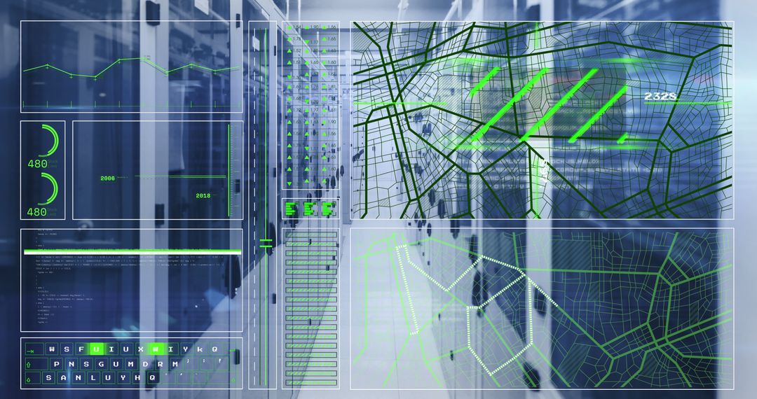 digital data processing and futuristic global networking - Free Images, Stock Photos and Pictures on Pikwizard.com