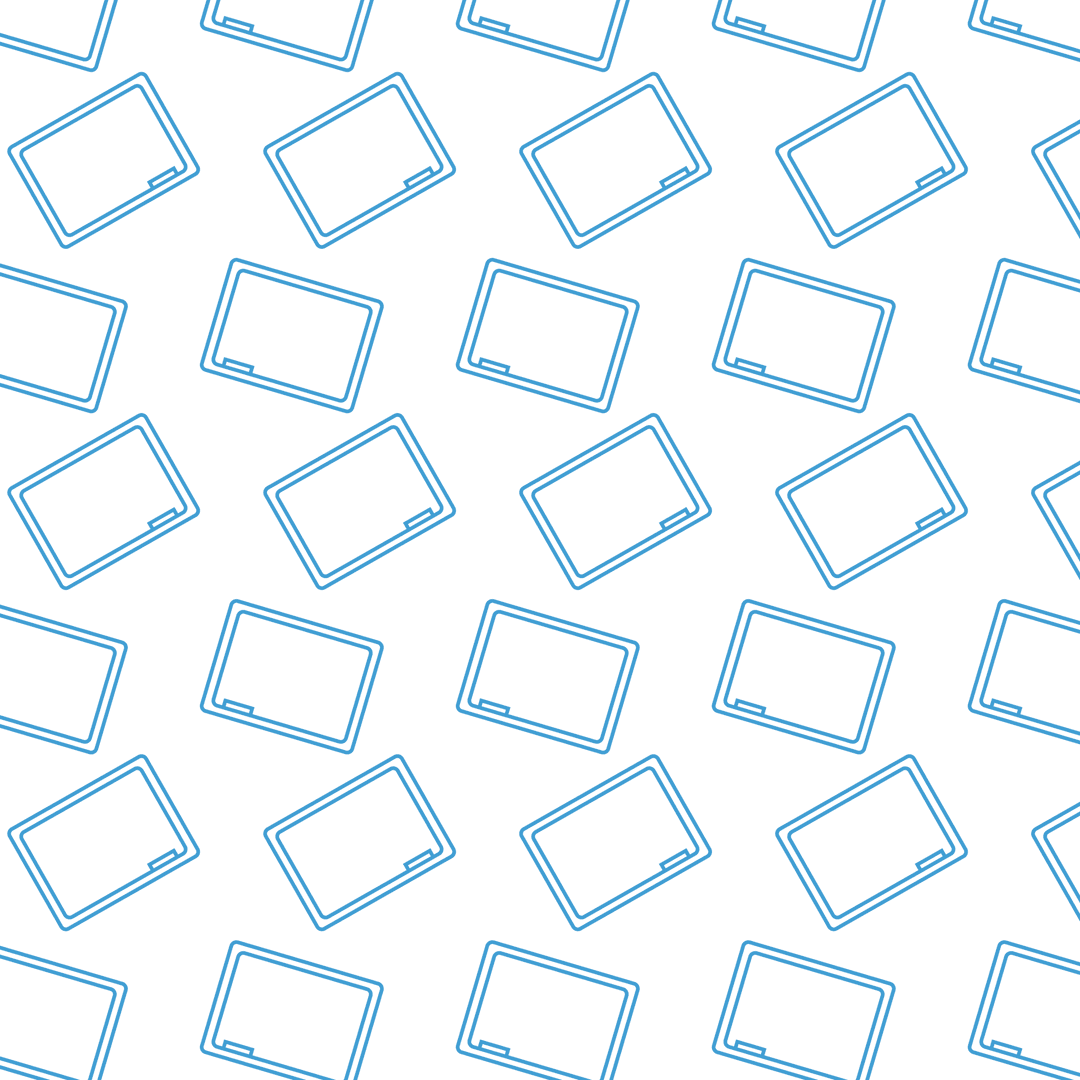 Blue Blackboard Pattern on Transparent Background Illustration