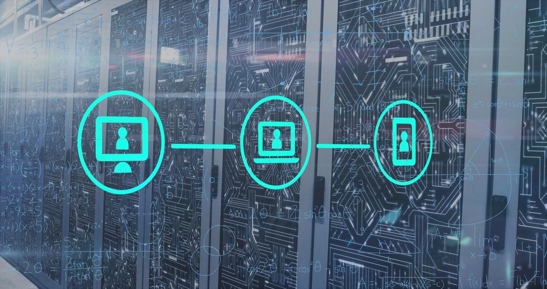 Digital Network Overlaid on Data Center Servers