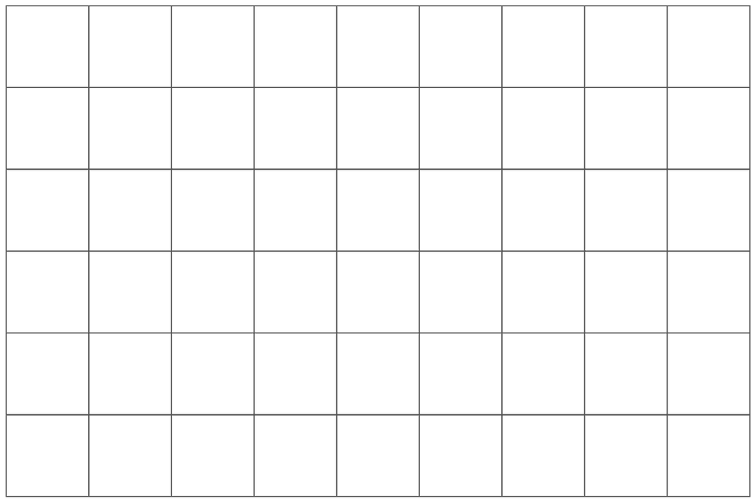 Black Square Grid Design on Transparent Background