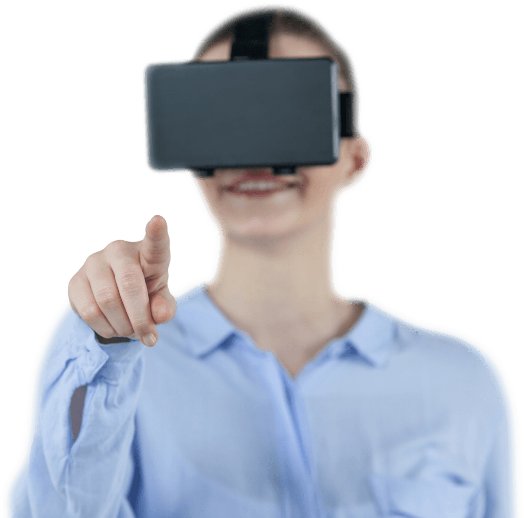 Transparent VR Headset Engagement Experience