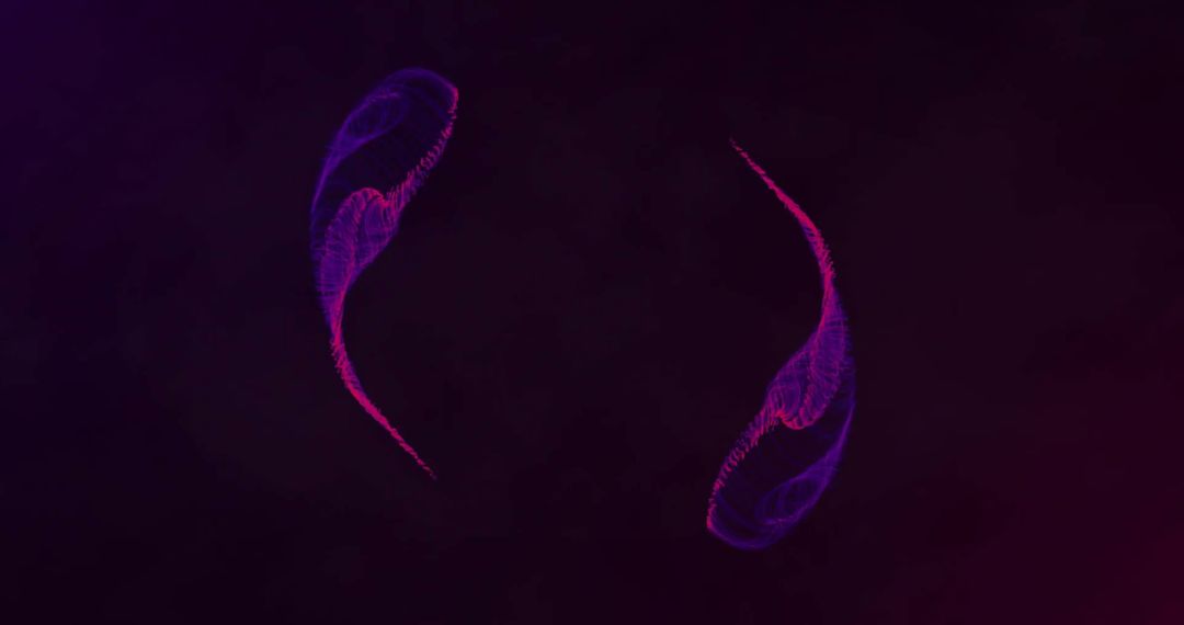 Glowing Circle Light Trails on Seamless Loop