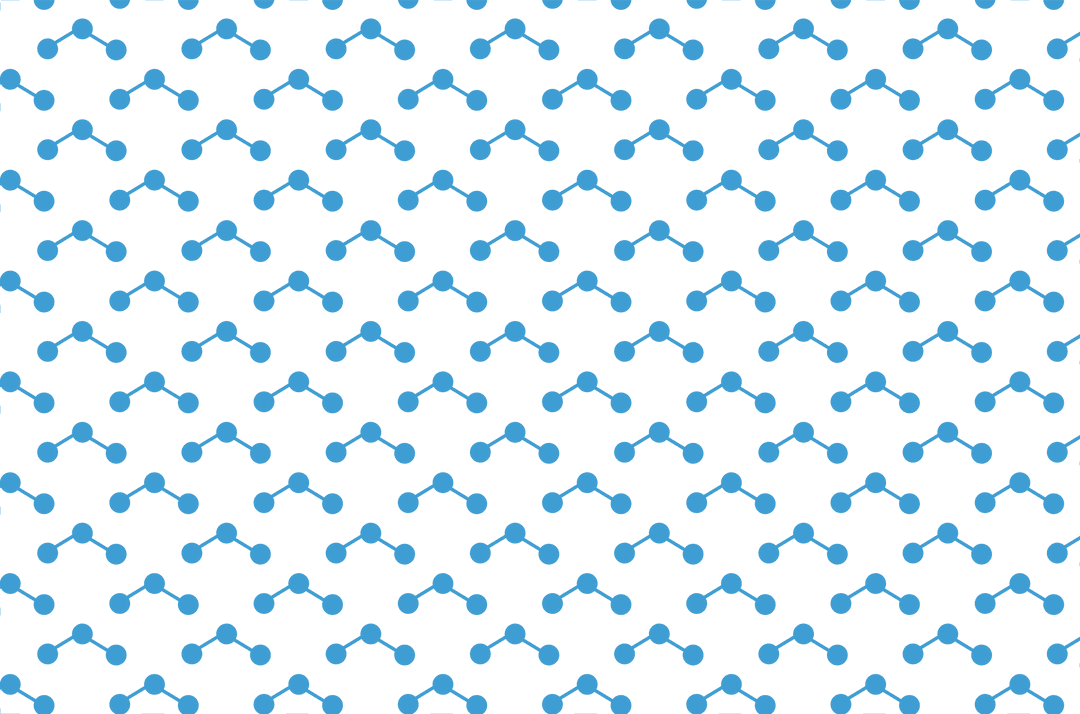 Blue Connection Pattern Vector on Transparent Background