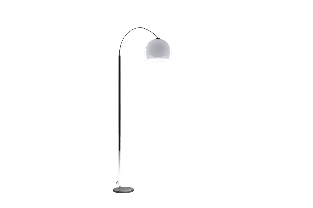Sleek Freestanding Lamp on Transparent Background for Modern Design