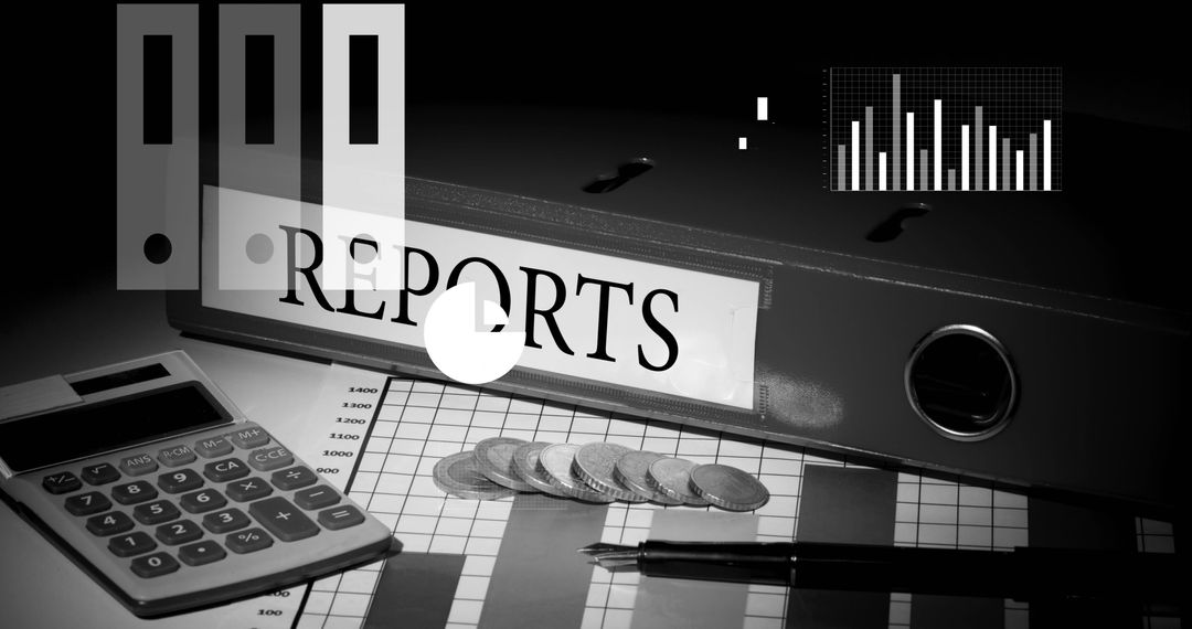 Financial Data Analysis with Calculator and Graphs Background