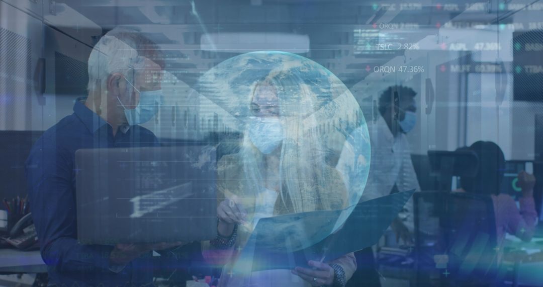 Global Business Collaboration Amidst Pandemic with Data Overlay