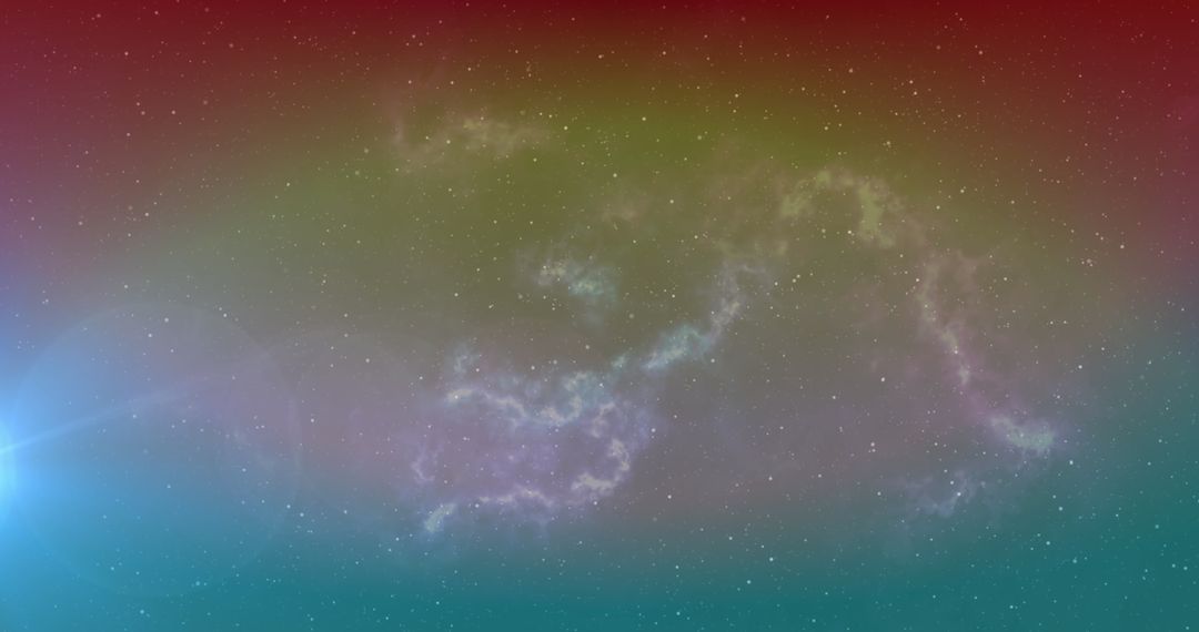 Colorful Cosmic Lights on Gradient Horizon
