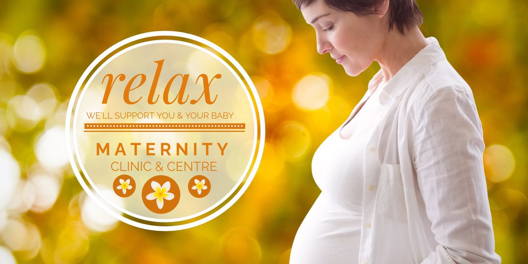 Tranquil pregnant woman portraying maternal serenity