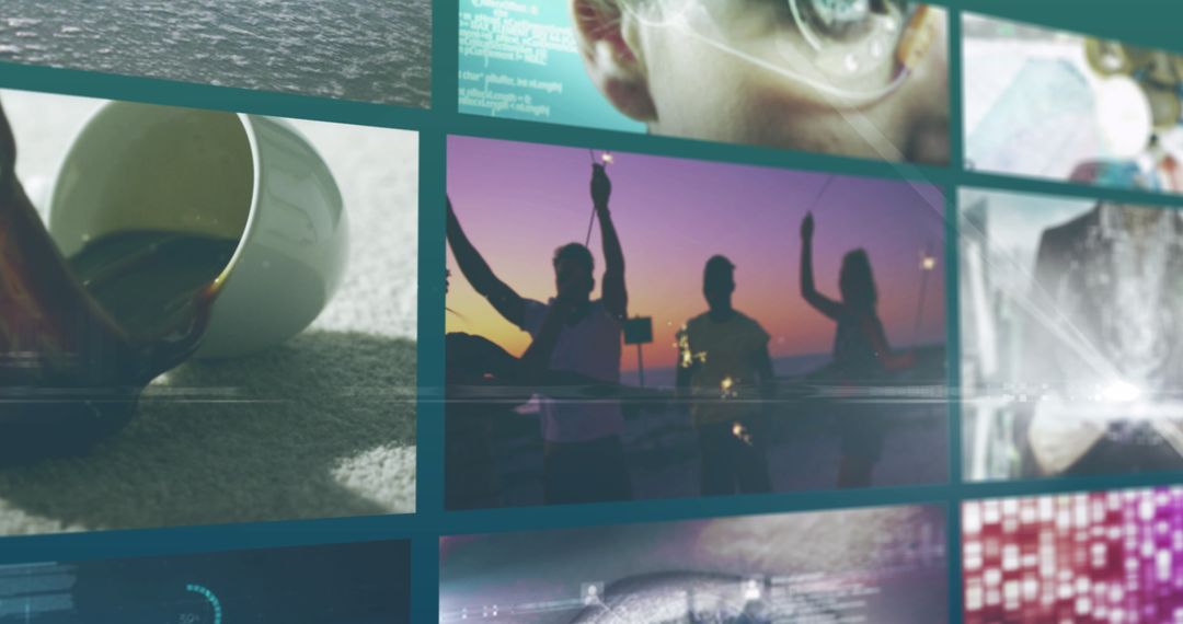 Digitally Generated Image with Varied Global Themes