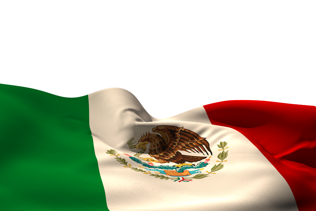 Transparent Illustration of Mexico Flag Waving Proudly - Download Free Stock Images Pikwizard.com