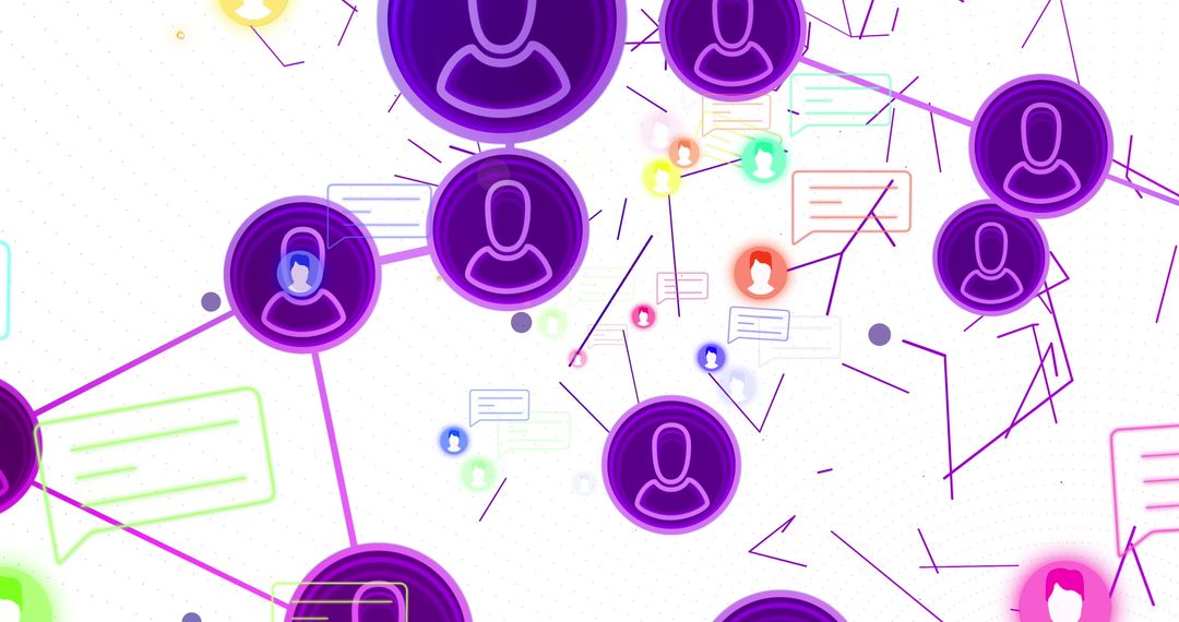 Digital Network Connections Illustrating Global Computing