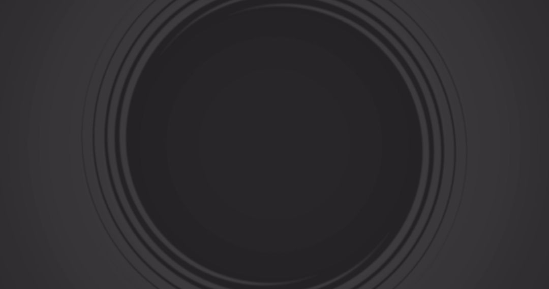 Abstract Black Circular Pattern with Spinning Effect