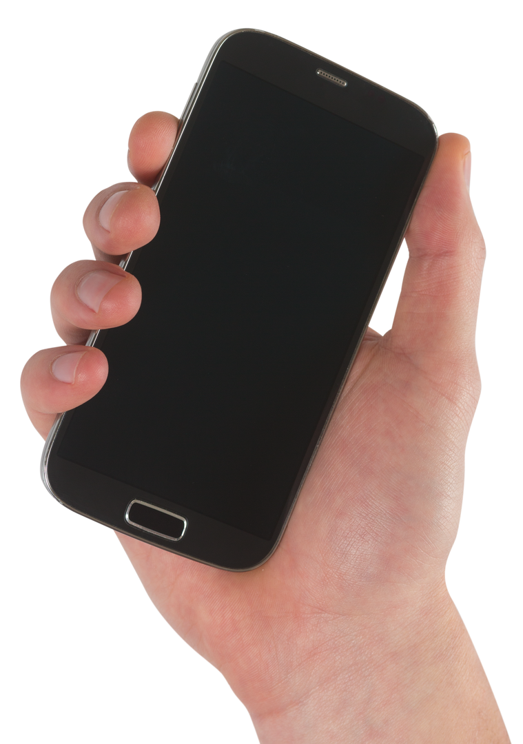 Hand Holding Transparent Mockup Smartphone for Presentations - Download Free Stock Images Pikwizard.com