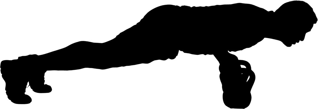 Silhouette of Man Running with Transparent Background Vector