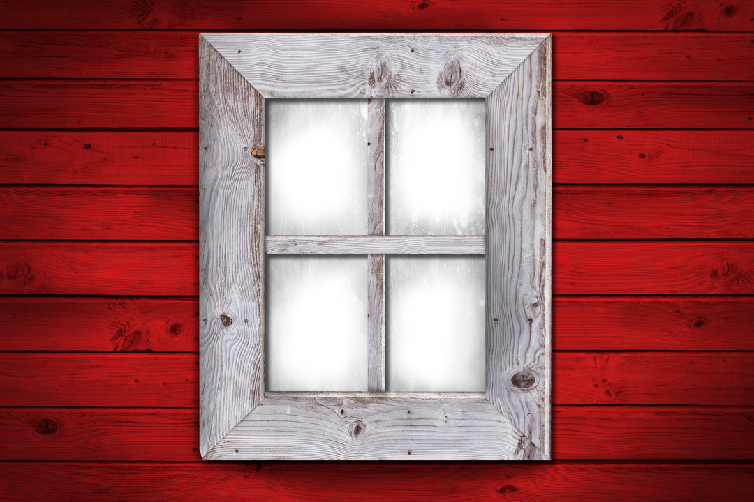 Rustic Wooden Window Frame With Transparent Center - Download Free Stock Images Pikwizard.com