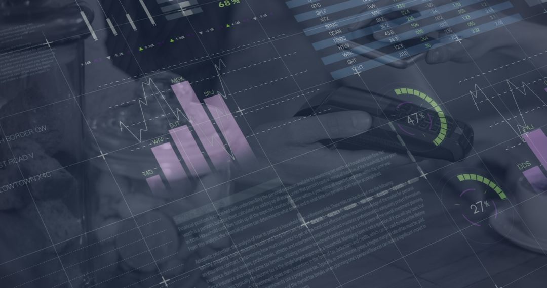 Analyzing digital data insights with technology interface