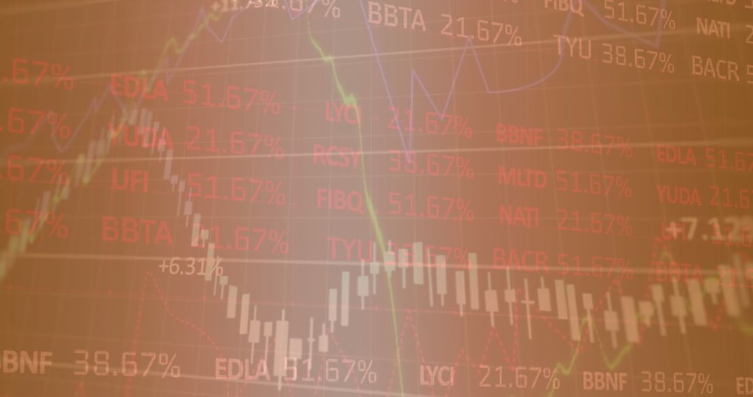 Volatile Stock Market Data on Display