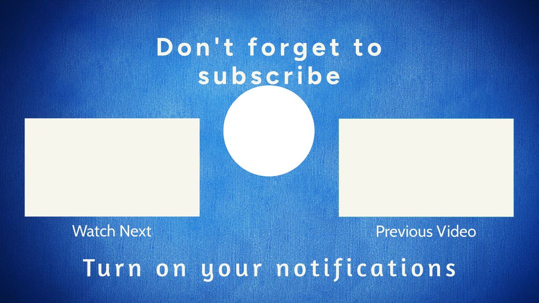 Blue Reminder Template for Encouraging Viewer Engagement - Download Free Stock Templates Pikwizard.com