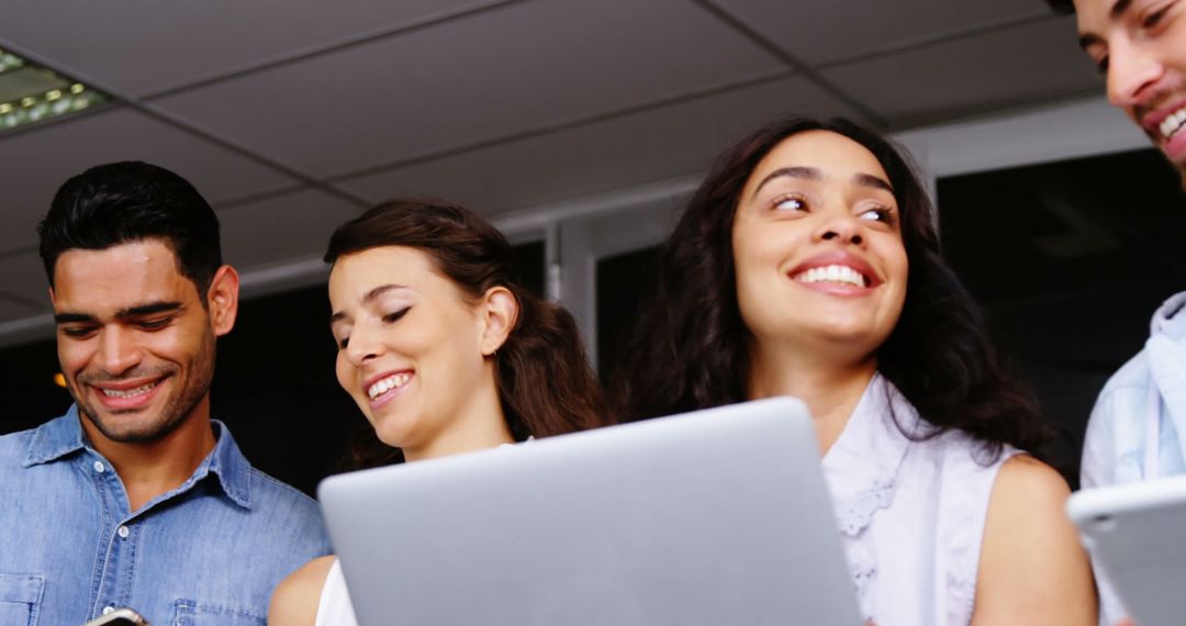 Diverse Team Engaged in Corporate Collaboration