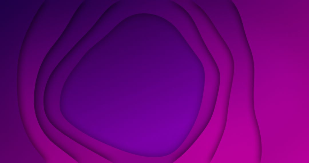 Dynamic Purple Organic Forms on Vivid Gradient Background