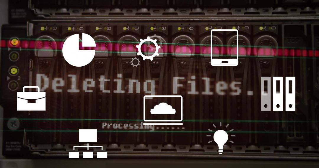 Digital Data Management Over Server Visuals