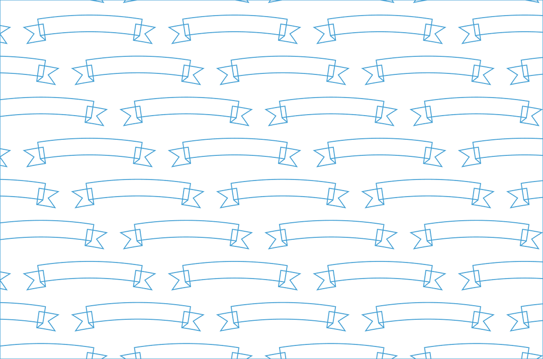 Digital Blue Ribbons Pattern on Transparent Background Vector Design