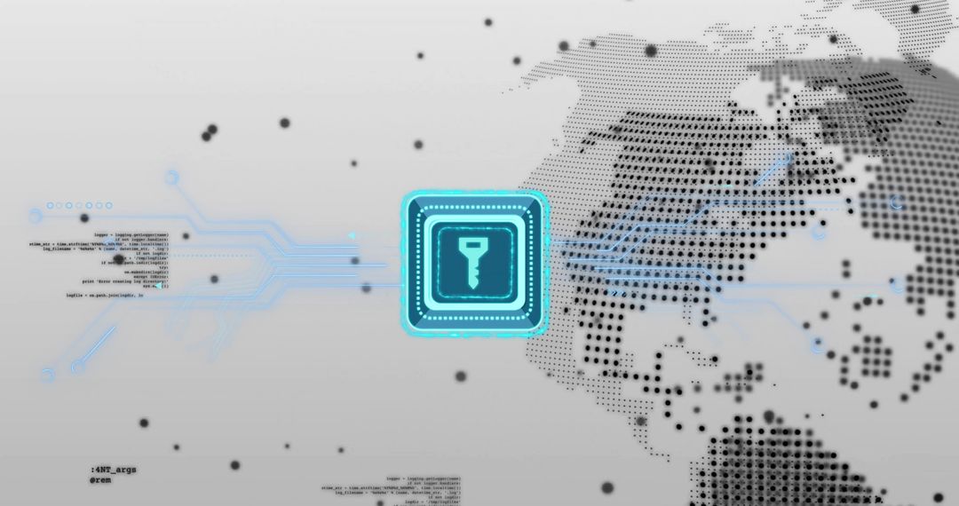 Digital Security Key Connecting Global Technology Network